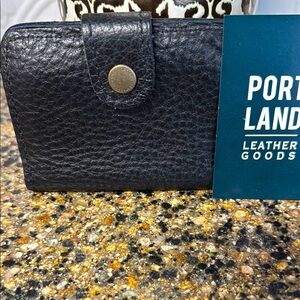 Portland Leather Bifold Wallet Black
